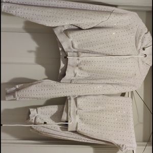 Rhinestone Jogger set Worn once